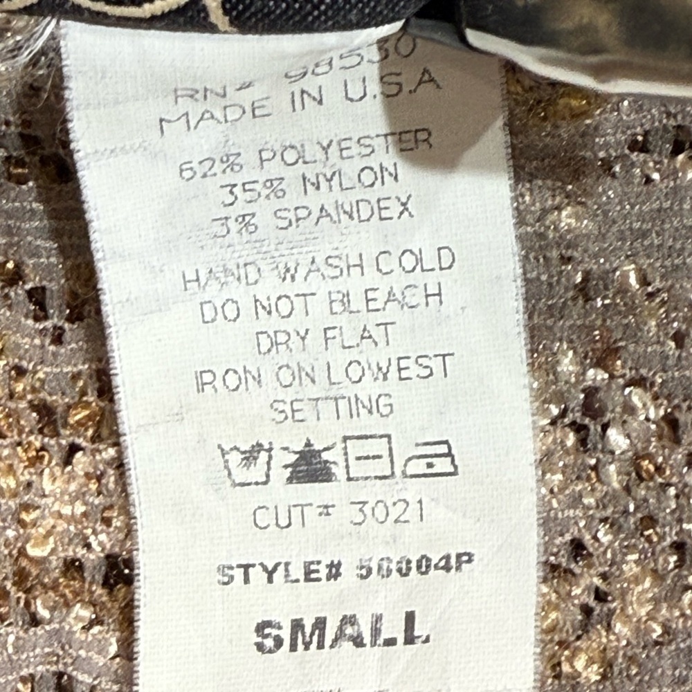 Creative Design Works Petite Sleeveless Mock Turtle Stretch Knit Neutral Top PS - Picture 5 of 5